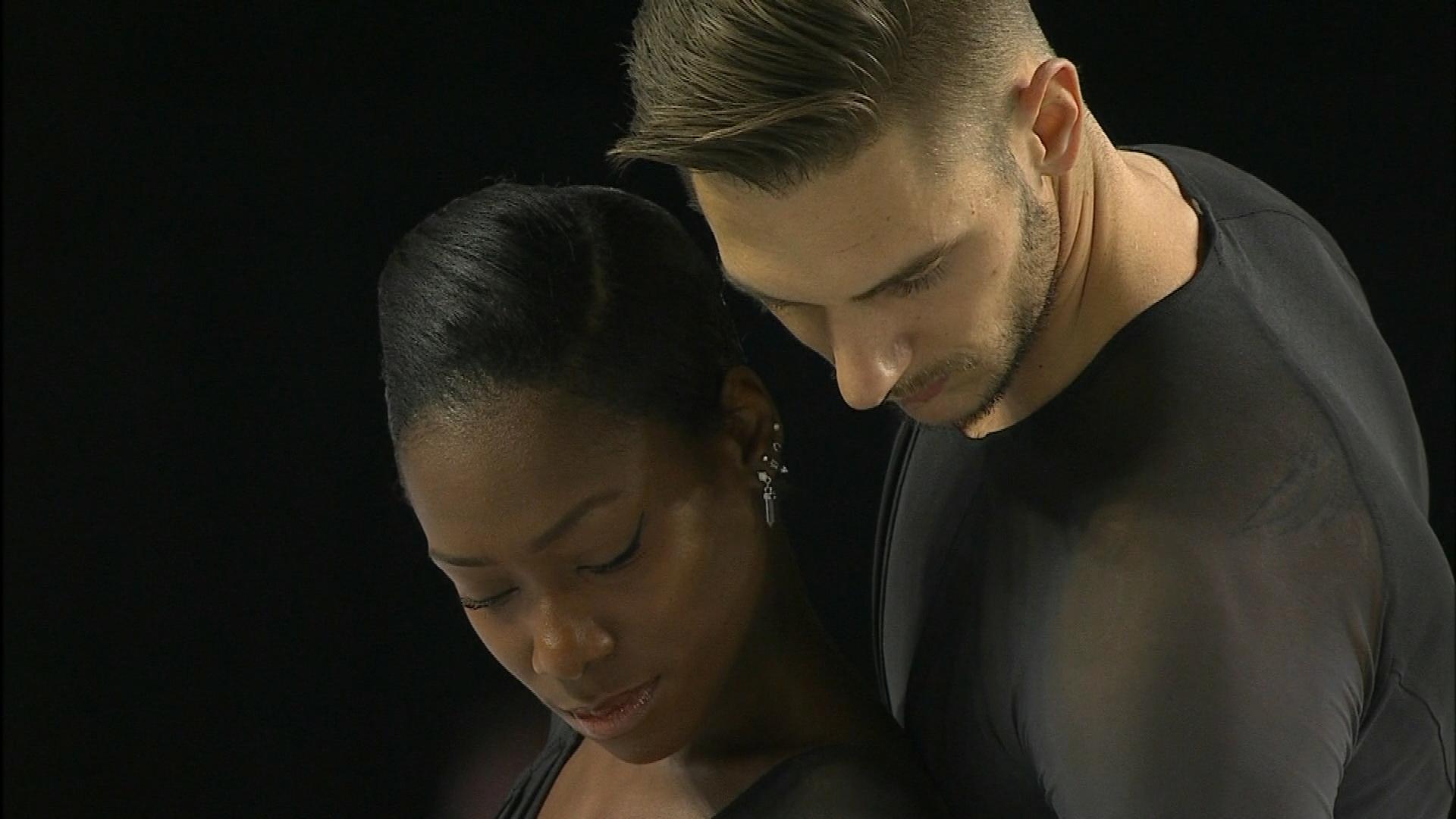 In their debut at the event, France's Vanessa James and Morgan Cipres ...
