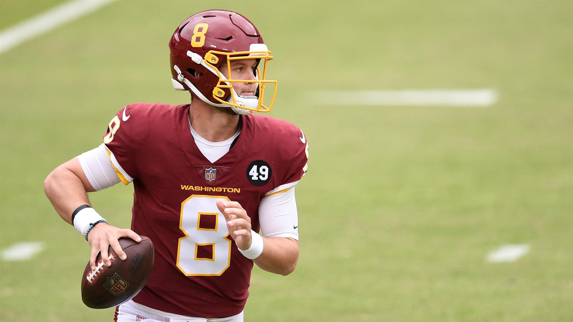 Dwayne Haskins Back At Washington S Facility