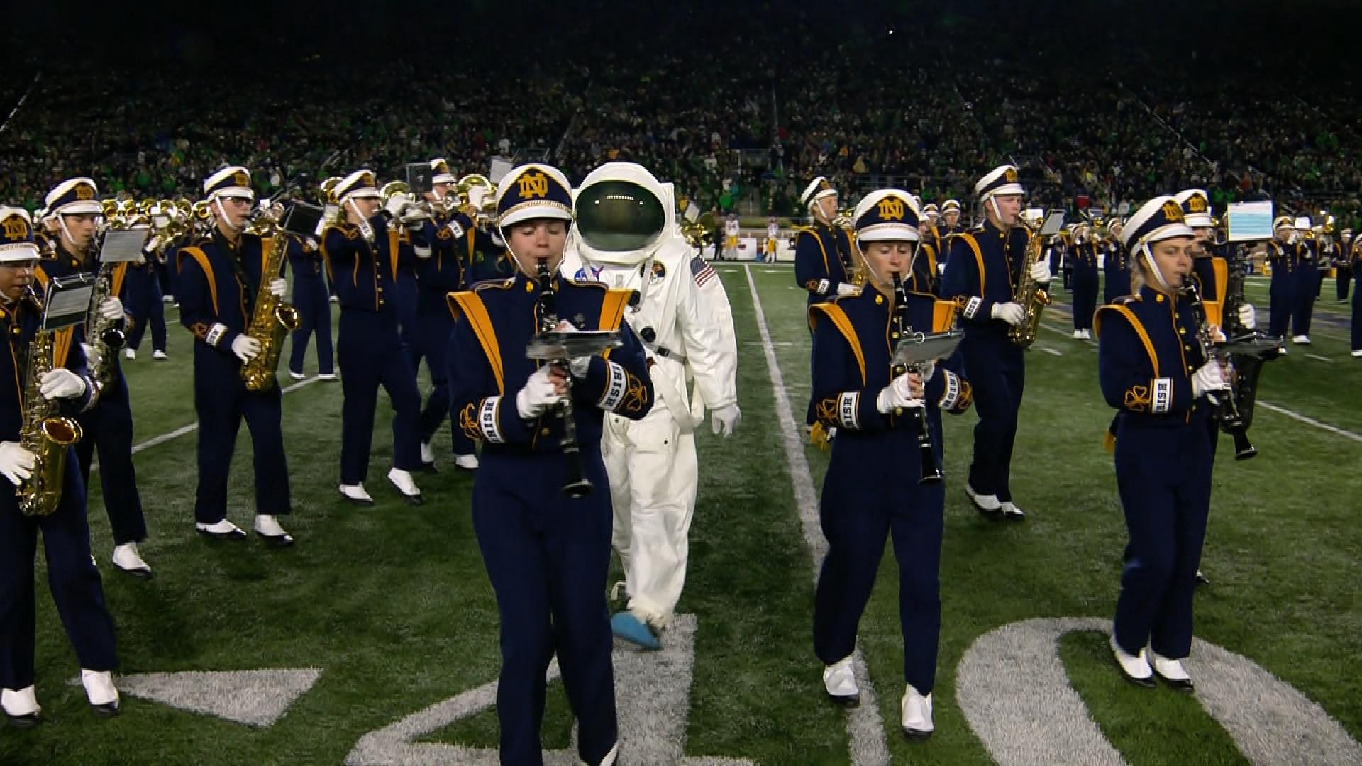 Flipboard Notre Dame Marching Band plays musical tribute to 1969 moon