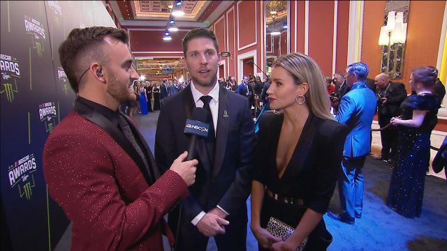 Nascar Banquet Red Carpet Rundown Of Drivers And Wives Nascar Talk Nbc Sports