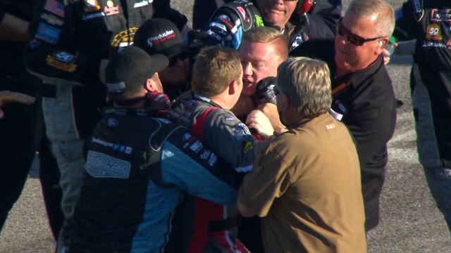 Bump And Run Should Nascar Penalize Crew Members For Interceding In Fights Nascar Talk Nbc Sports