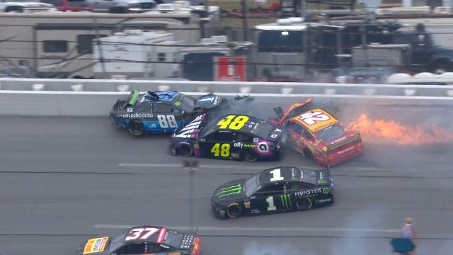 Nascar S Double Yellow Line Rule Impacts Racing At Talladega Nbc Sports