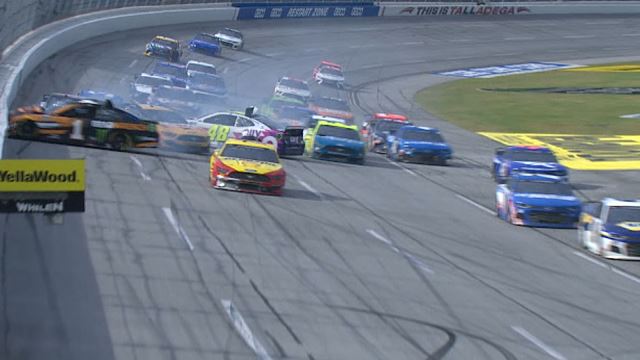 Large Wreck Unfolds Late In Stage 2 Nascar Talk Nbc Sports