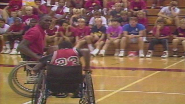 When Michael Jordan lost in wheelchair 