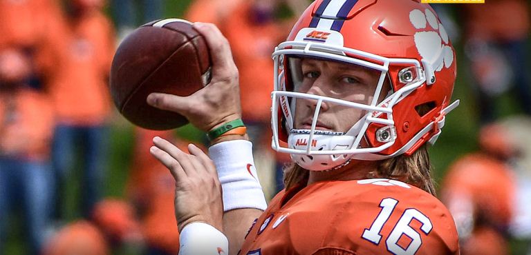 Clemson S Trevor Lawrence Positive For Covid 19 Won T Play Against Bc Insidehook